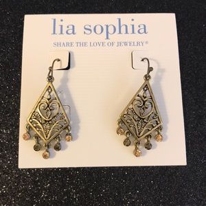 Lia Sophia Jewelry - Lia Sophia bronze earrings Lia Sophia Jewelry - Lia Sophia bronze earrings